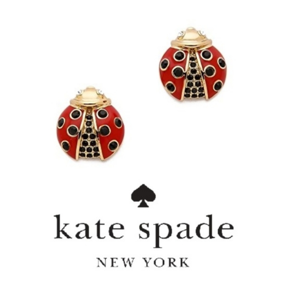 NWT Kate Spade Ladybug Bug Insect Earrings